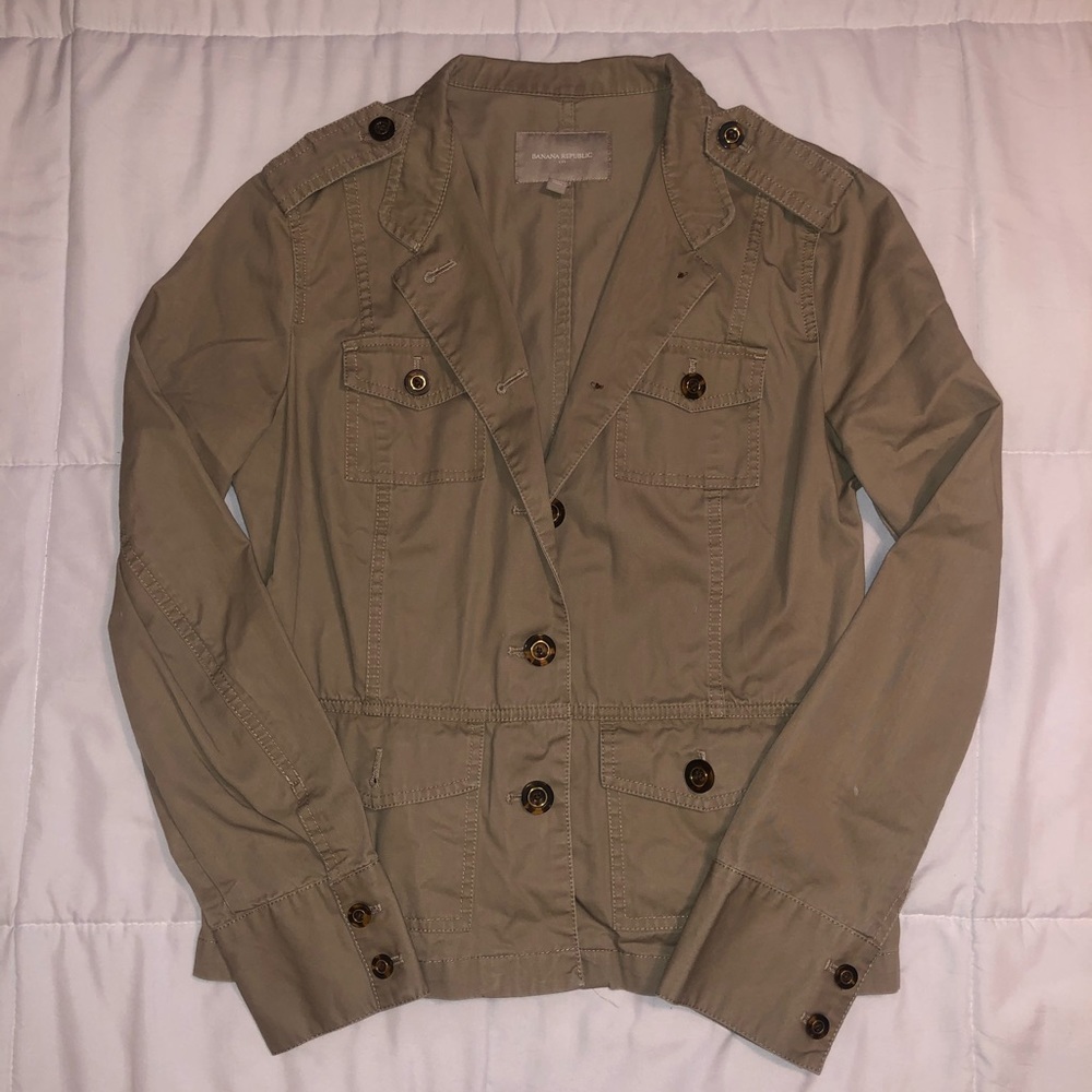 Banana Republic Khaki Utility Jacket